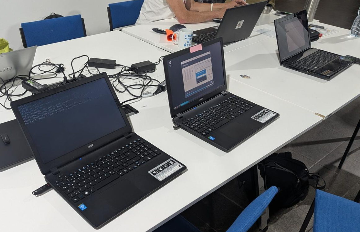 Sommer, Sonne, Linux-Installation